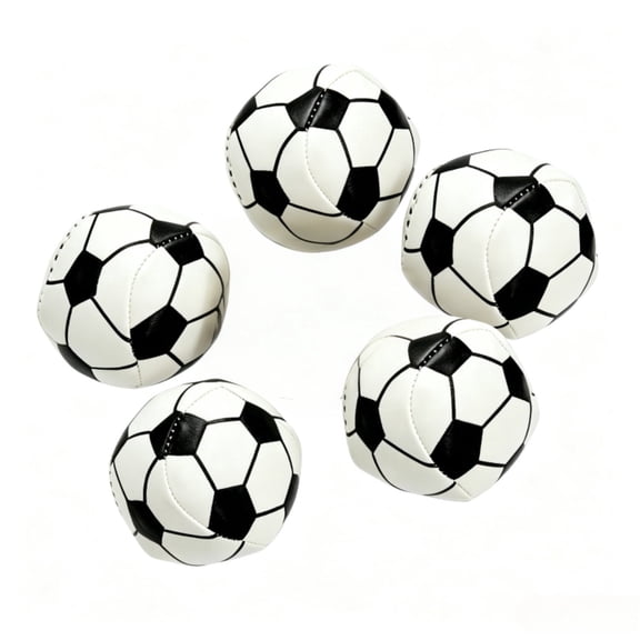 Juggling Balls 5 Pack Mini Soccer for Beginners Black White