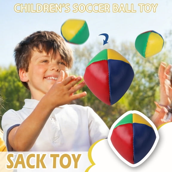 Juggling Balls For Teens, Beginner-Friendly Classic Bag 2-Pack, Soft Lightweight Stitched Balls For Skill Building & Outdoor Fun