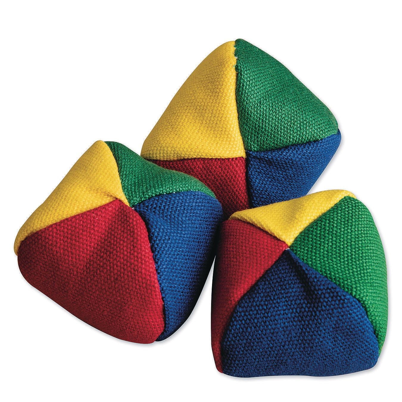 Multicolor Vinyl Juggling Balls Set for Kids