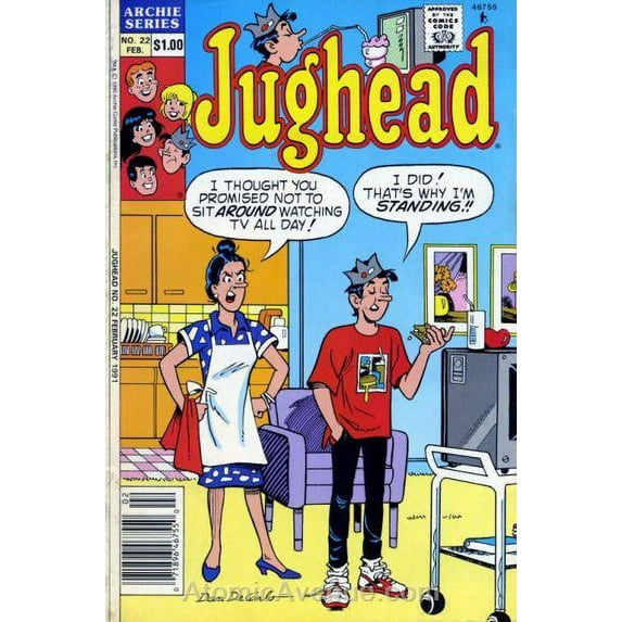 Jughead (2nd Series) #22 (Newsstand) VF ; Archie Comic Book