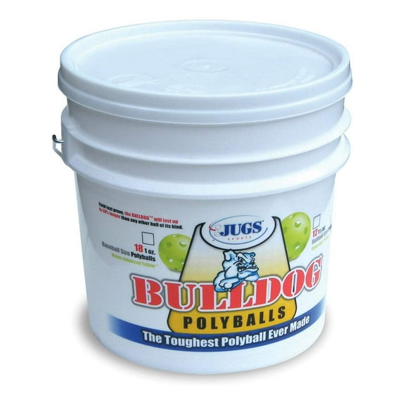 Jugs Bucket of Game-Balls Poly Softballs