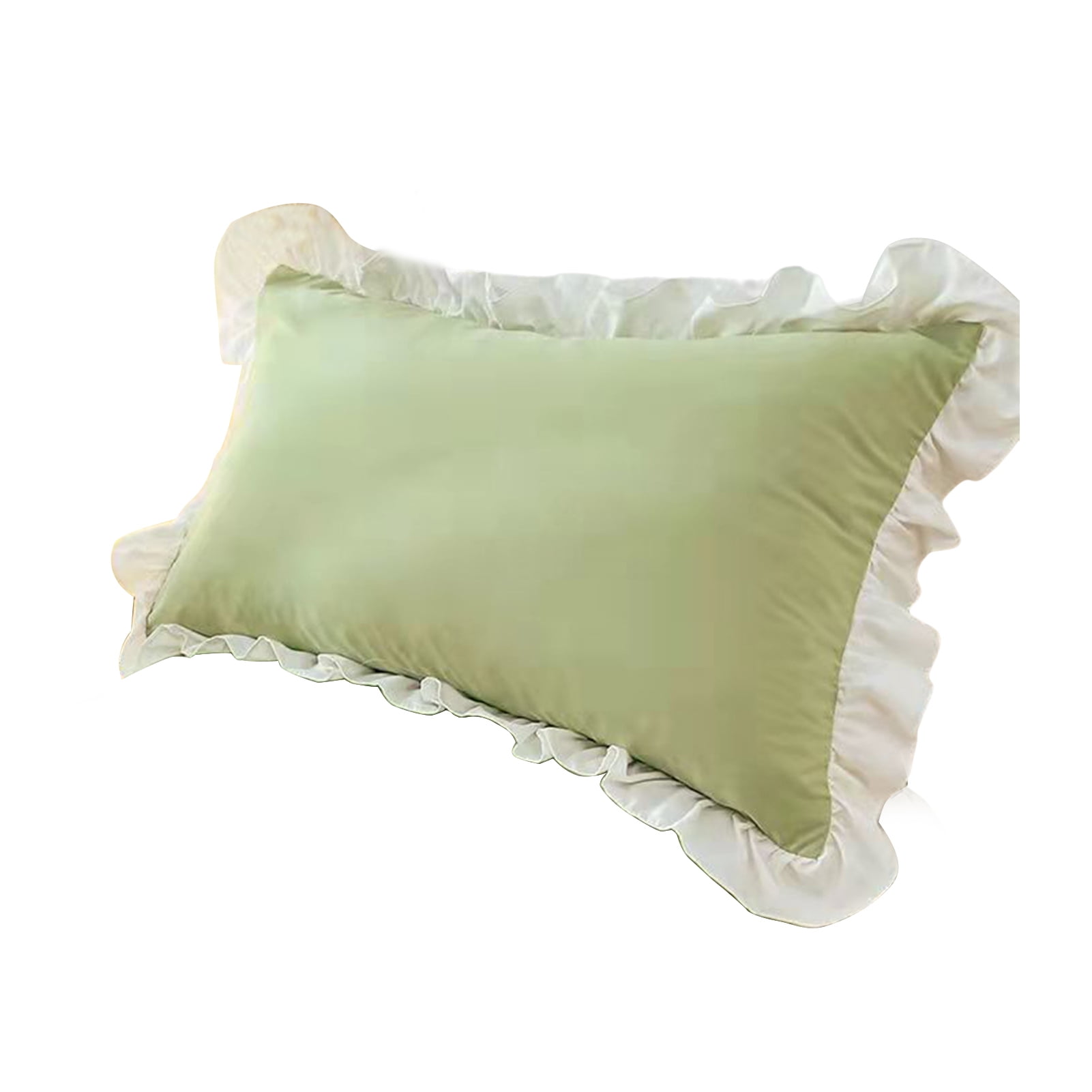 Ruffle Trim Custom Pillow – Heirloom Artifacts