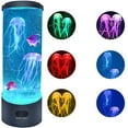 Juhenon Jellyfish Lamp with Fish, Electric Jellyfish Lava Lamp for