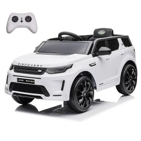 Sakiyr 12V Powered Ride on Truck, Licensed Land Rover Ride-On Toy Cars with Remote Control, Electric Battery Powered Ride on Cars with LED Lights and Music for Child 2-6 Ages
