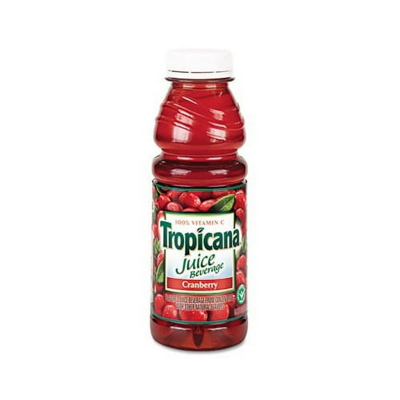 Juice Beverage Cranberry, 15.2oz Bottle, 12/Carton