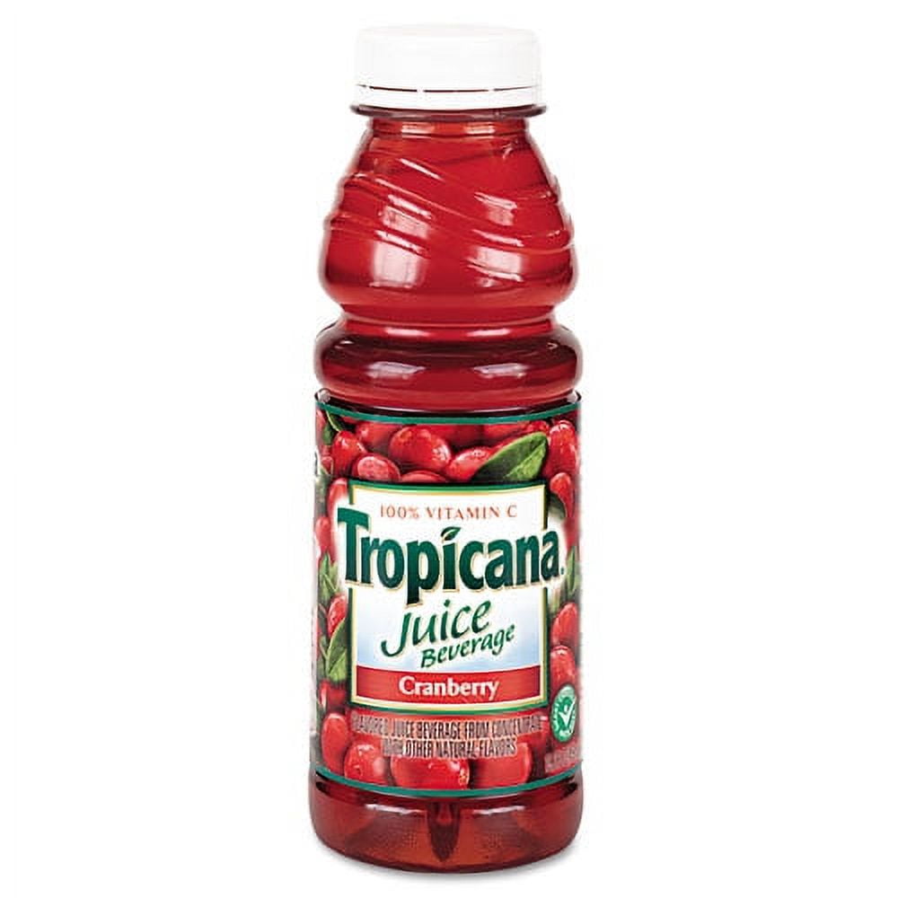 Juice Beverage, Cranberry, 15.2oz Bottle, 12/carton | Bundle of 10 Cartons