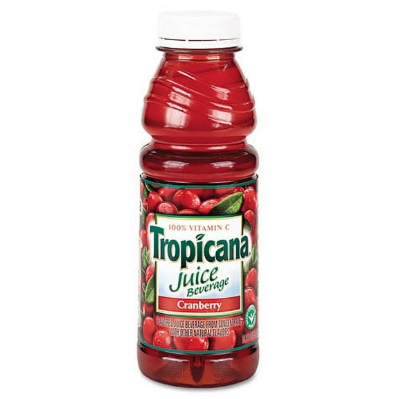 Juice Beverage, Cranberry, 15.2oz Bottle, 12/carton | Bundle of 5 Cartons