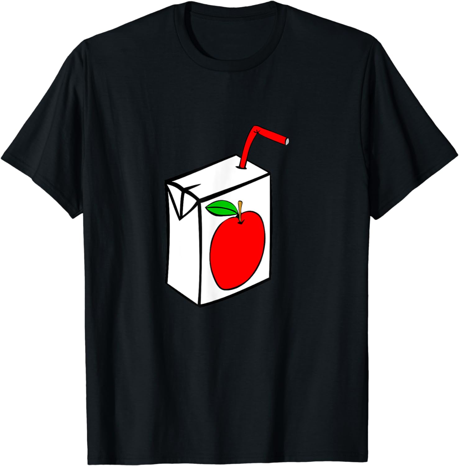 Juice Box Tshirt with red apple Shirt