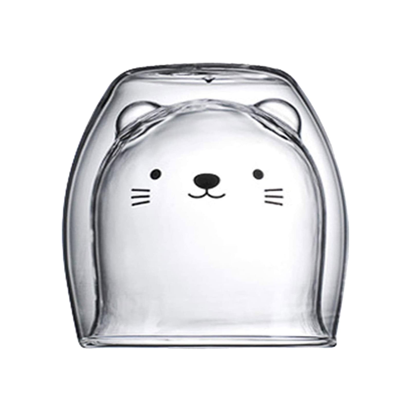 Juice Glasses Coffee Mugs with Saucers Ceramic Cups for Crafting Cute