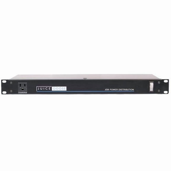 Juice Goose JG-JG9 19 in. Rack Mounted Power Module with 15 or 20A Capacity - 9 Outlets