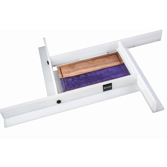 Juice Groove Router Jig Adjustable - Woodworking Router Jig for Making Square Recesses of Cutting Board