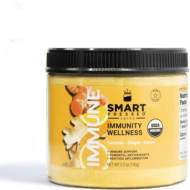 Juice Immunity Wellness Drink with Organic Turmeric Curcumin Ginger