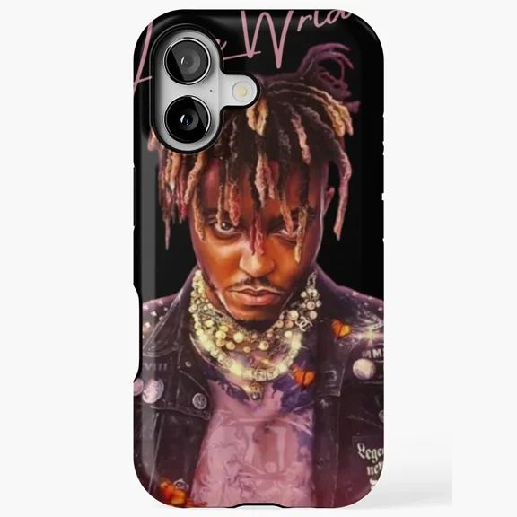 Juice Inspired Hip Hop Rap Music Legend Tribute Art Protective Case for iPhone 11 12 13 14 15 16 17 Pro Max