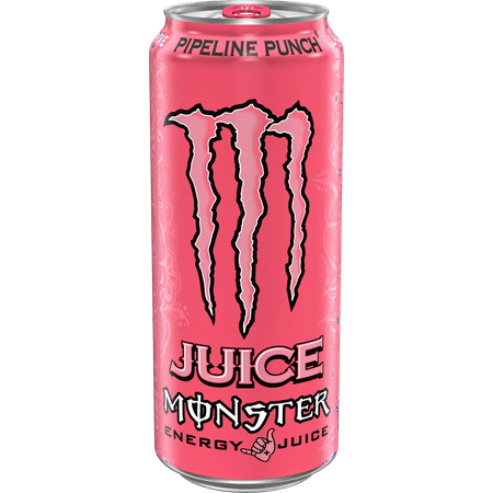 Juice Monster Pipeline Punch, Energy + Juice, 16 fl oz-Pack Of 2