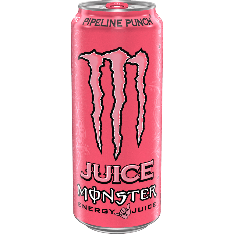Juice Monster Pipeline Punch, Energy + Juice, 16 fl oz-Pack Of 2