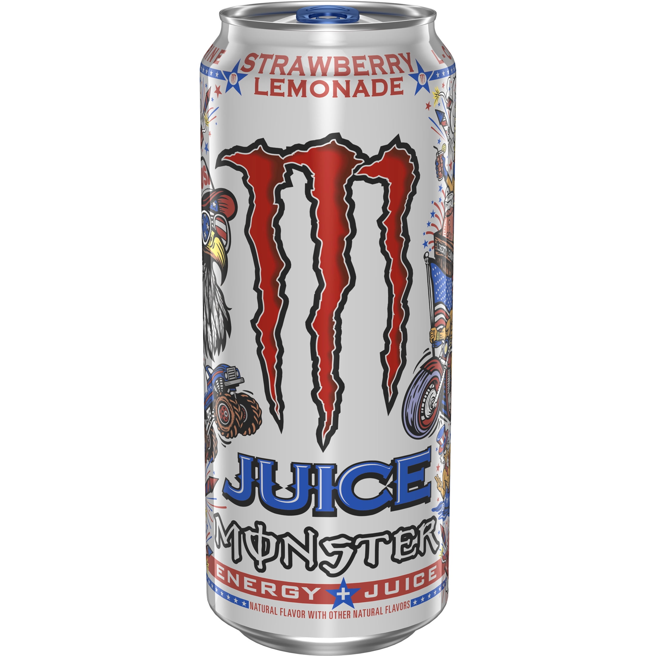 Monster Energy Juice Monster, 16 fl oz, Strawberry Lemonade