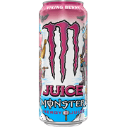 Juice Monster, Viking Berry, Juice + Energy, 16 fl oz can