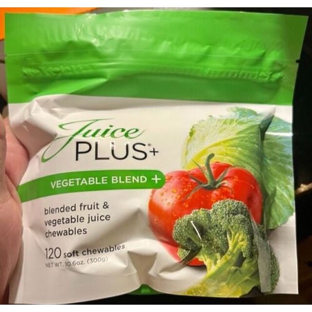 Juice Plus+ VEGETABLE BLEND + Blended Fruit & Veg Juice Chewables (120)
