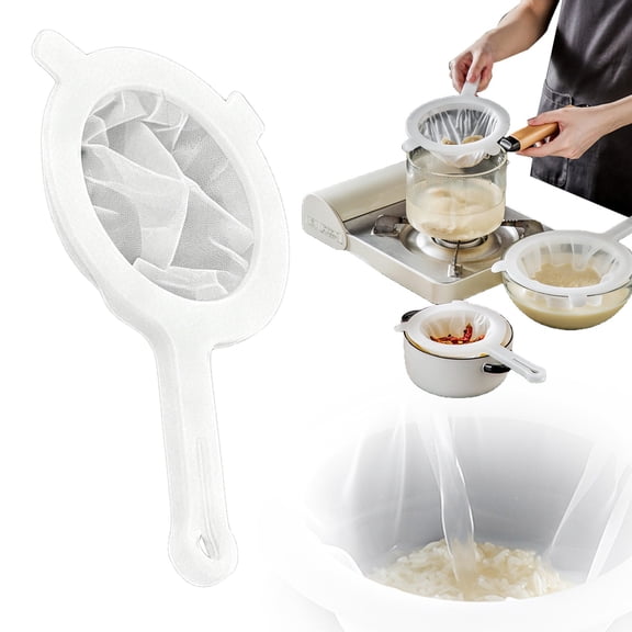Juice Strainer - Fine Mesh Filter - 11cm 200 Mesh Stainless Steel Sieve - Fruit Pulp Separator - Kitchen Strainer
