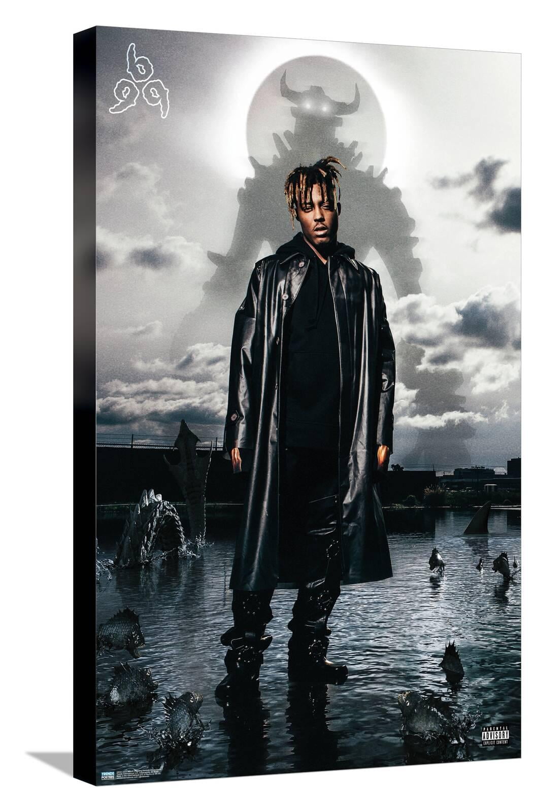 Juice WRLD - Fighting Demons Album Cover Canvas Wall Poster, 14.725" x ...