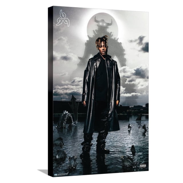 Juice WRLD - Fighting Demons Album Cover Canvas Wall Poster, 14.725" x ...