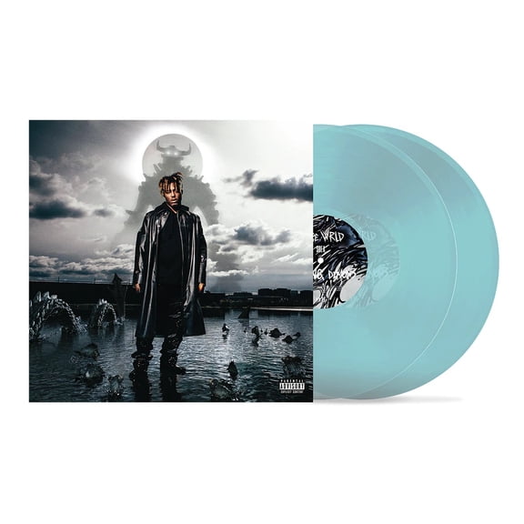 Juice WRLD Fighting Demons Exclusive Limited Translucent Light Blue Color Vinyl 2x LP