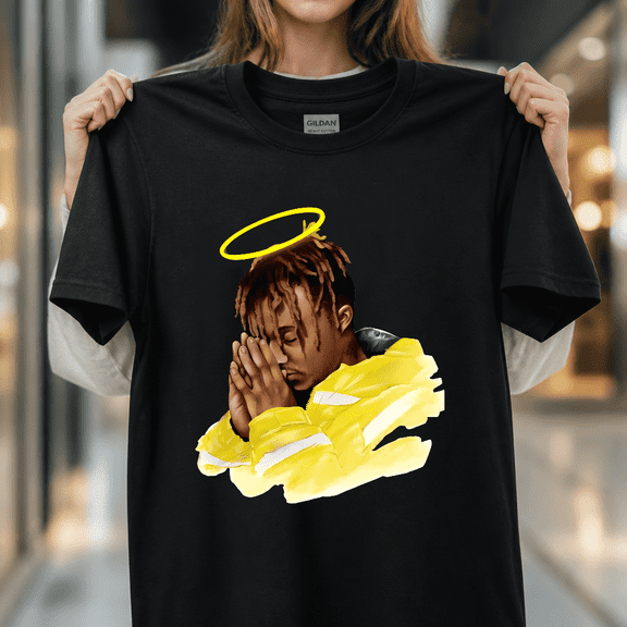 Juice Wrld Graphic Hip Hop Music Legend Fan Tribute Wear Unisex T-Shirt, S- 5XL