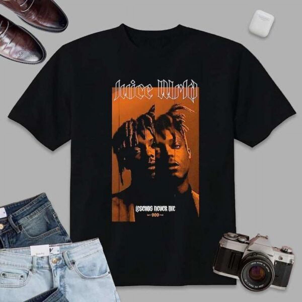 Juice Wrld Legends Never Die T-shirt Rapper - Walmart.com