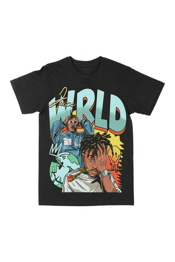 Juice Wrld Smiley Graphic Tee