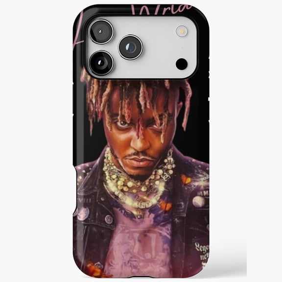 JuiceWrld Black Rapper Music Fan Phone Cover for H1672 Premium Case for iPhone 17 16 15 14 13 12 11 Pro Max – Unisex Design