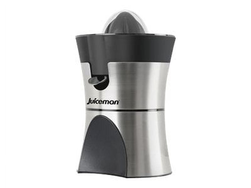 Juiceman Citrus Juicer, Stainless Steel and Black