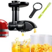 Juicer Attachment Citrus Cold Press Extractor for KitchenAid All Models Stand Mixers Masticating Juicer Kitchen Accessories Black