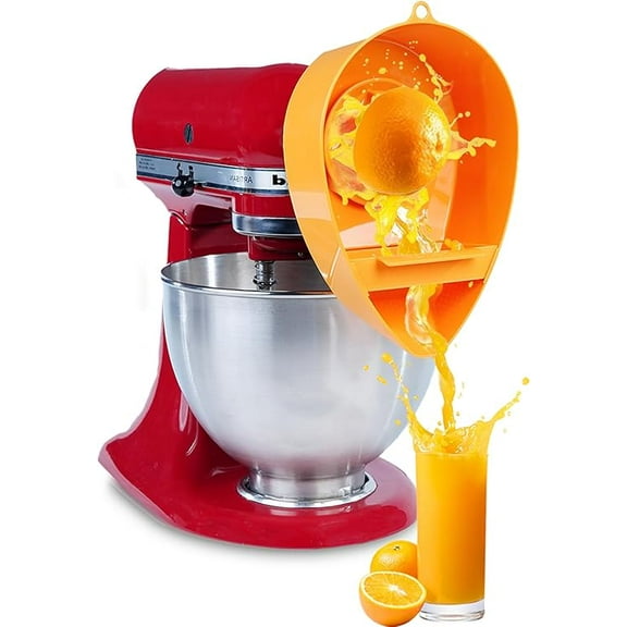 Juicer Attachment Compatible with KitchenAid Stand Mixer (orange)