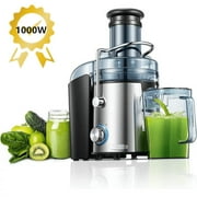 Juicer Machine 1000W, Juice Extractor, 3" Feed Chute for Whole Fruit Vegetable, Easy to Clean