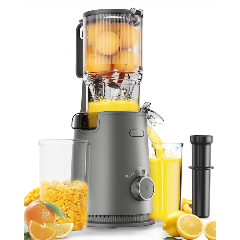 Aeitto Cold Press Juicer - 5.3" Large Chute, High Yield, Easy To Clean