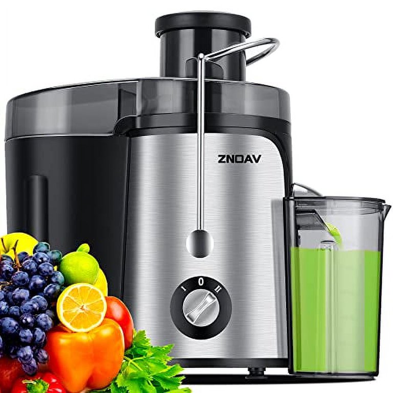 Centrifugal Juicer Machine - LCD Monitor 1100W Juice Maker Extractor,  5-Speed Juice Processor Fruit and Vegetable, 3 Feed Chute Stainless Steel  Power