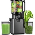 thumbnail image 1 of Juicer Machines with 5.8" Large Feed Chute, Cold Press Juicer for Whole Vegetables and Fruits 400W, Slow Masticating juicer Easy to Clean Juice Extractor Machine High Juice Yield, 1 of 6