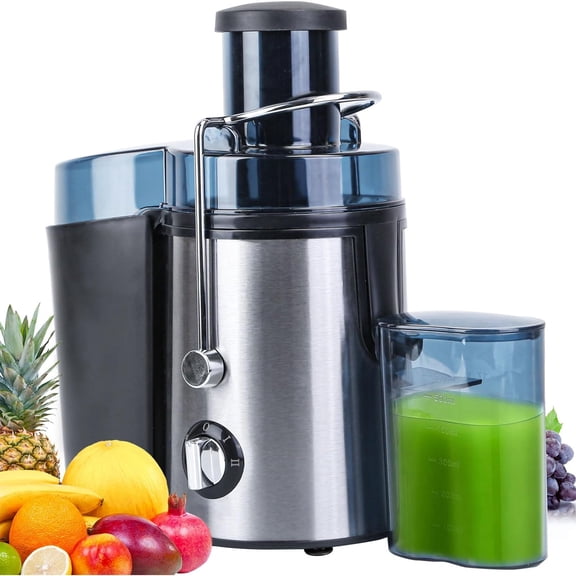 Juicer Machines, 800W Centrifugal Juice Extractor with Larger 2.7'' Feed Chute, Easy to Clean, Stainless Steel Juicer Extractor for Fruits & Vegetables, BPA-Free