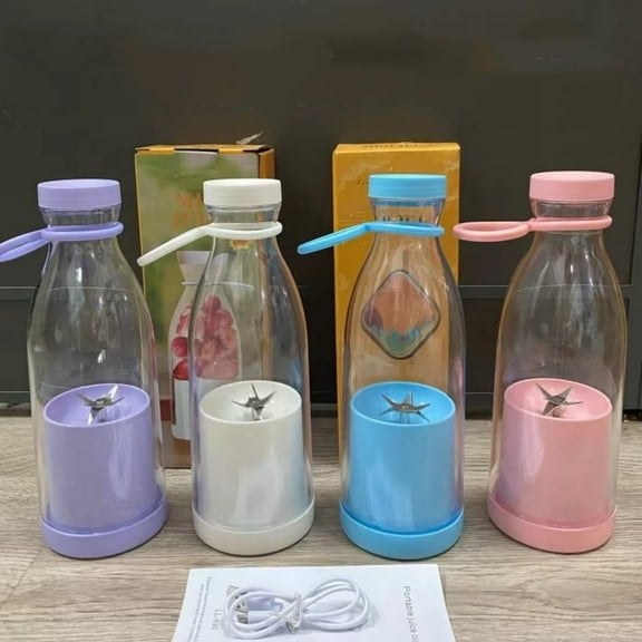 Juicer USB Wireless Charging 6-Blade Portable Cold Press Juicer for Nutrient Extraction 1Pcs JASKFLY