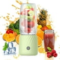 thumbnail image 1 of Juicer X1,Juicer Green A,Portable Rechargeable Mini Juicer Handheld Mini Personals Electric Juicer for Fruit and Vegetables Usb Rechargeable Mini Juicing Cup for Outdoor Sports Travel (Blue), 1 of 9