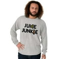 thumbnail image 1 of Juicing Superfood Healthy Lifestyle Plus Size Long Sleeve Graphic Tee Shirt Brisco Brands 2X, 1 of 5