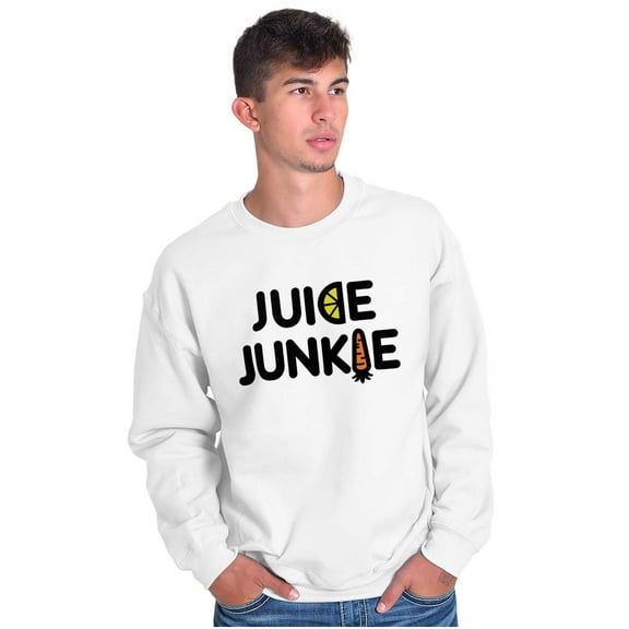 Juicing Superfood Healthy Lifestyle Unisex Plus Fleece Graphic Sweatshirt Brisco Brands 2X