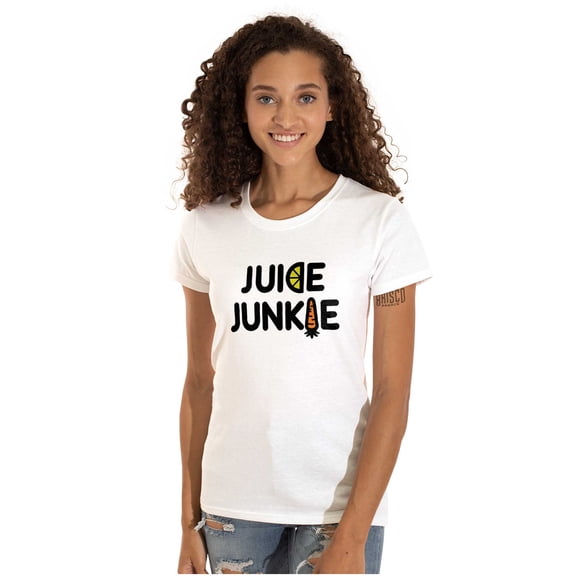 Juicing Superfood Healthy Lifestyle Womens Slim Fit Graphic Tee Brisco Brands M
