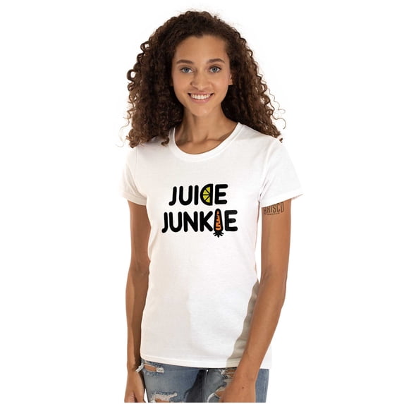 Juicing Superfood Healthy Lifestyle Womens Slim Fit Graphic Tee Brisco Brands S
