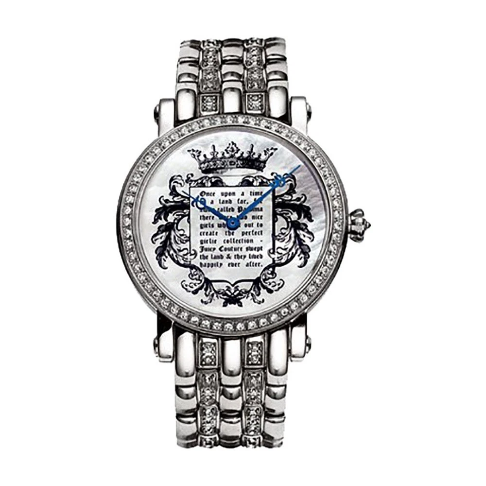 Silver juicy couture watch with diamonds Juicy Couture Jetsetter Ladies Watch 1900958 - Jacob Time Inc main image 4
