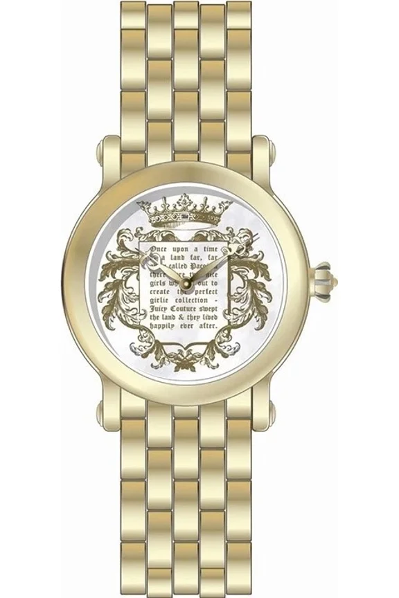 1900184 MOP Dial Gold Stainless Steel Bracelet Ladies 39MM Watch