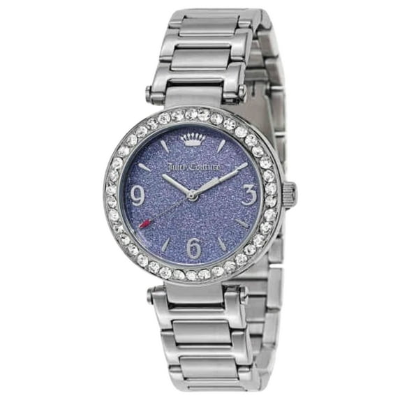 Juicy Couture 1901446 Emma Silver Stainless Steel Glitz Bezel Women's Watch