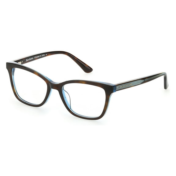 Juicy Couture 202 Full Rim Rectangular Dark Havana Eyeglasses