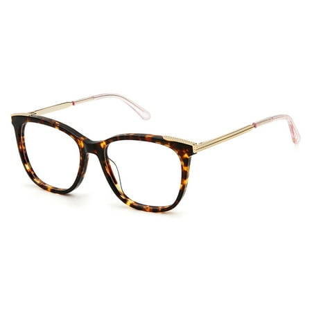 Juicy Couture 211 Full Rim Rectangular Dark Havana Eyeglasses