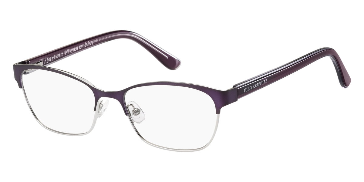 Juicy Couture 214 Full Rim Rectangular Violet Eyeglasses